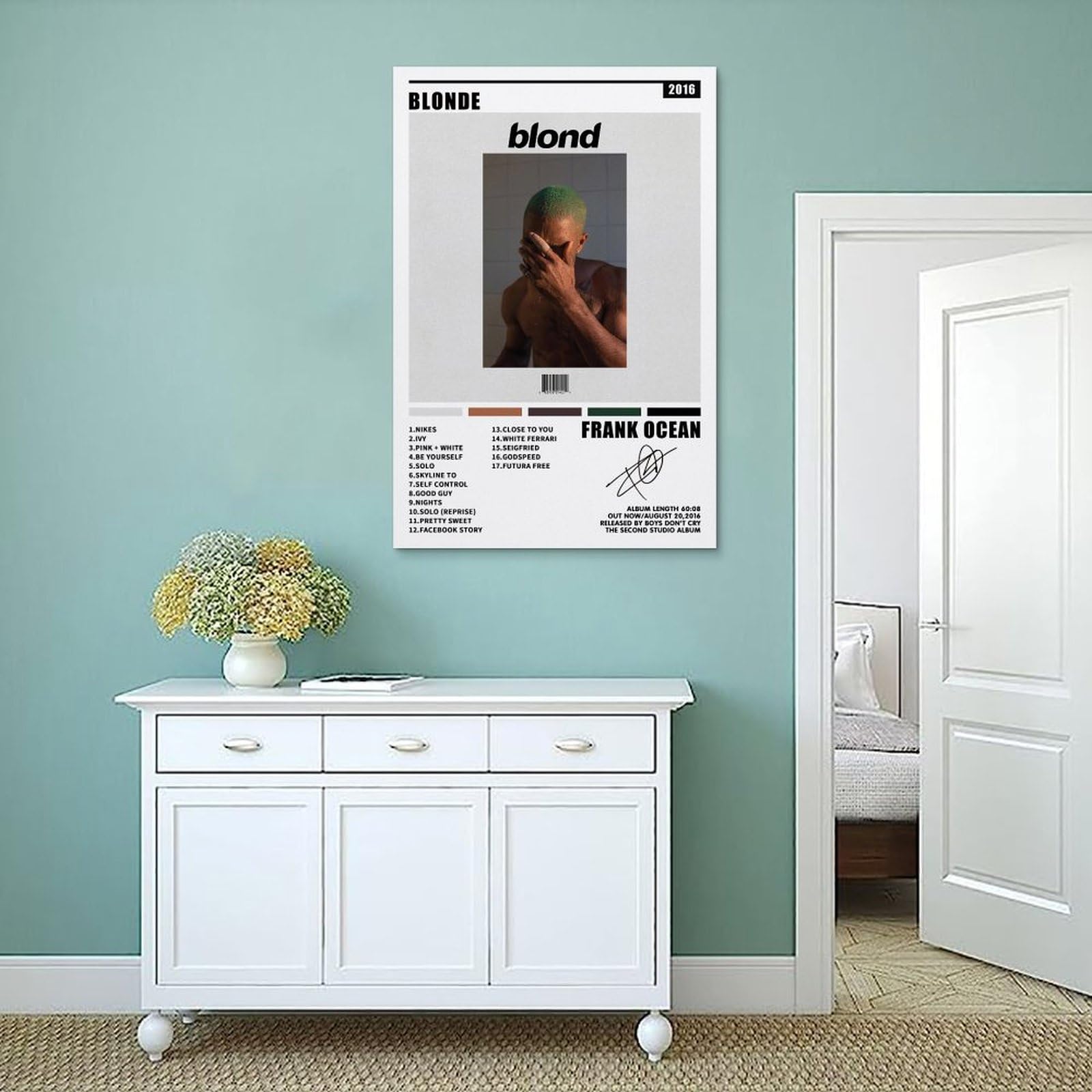 Amazon.co.jp: beeto Frank Ocean ポスター ブロンド アルバム